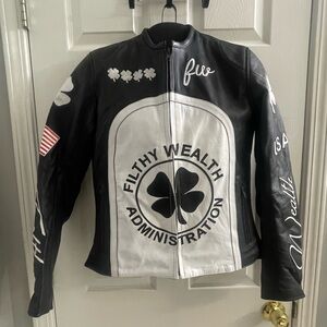 Woman's Leather “Motorcycle” type Jacket